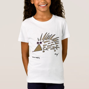 Abstract Hedgehog Girls Jersey T-Shirt