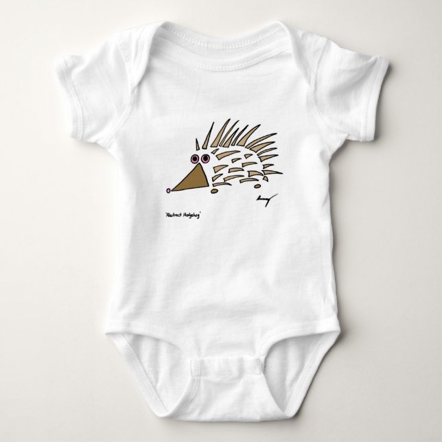 Abstract Hedgehog Infant Creeper (Front)