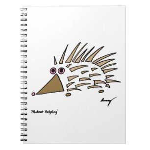 Abstract Hedgehog Notebook