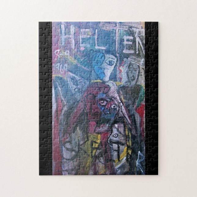 ABSTRACT HELTER SKELTER JIGSAW PUZZLE (Vertical)
