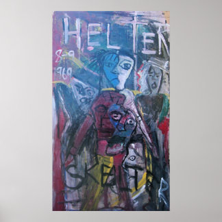 ABSTRACT HELTER SKELTER POSTER