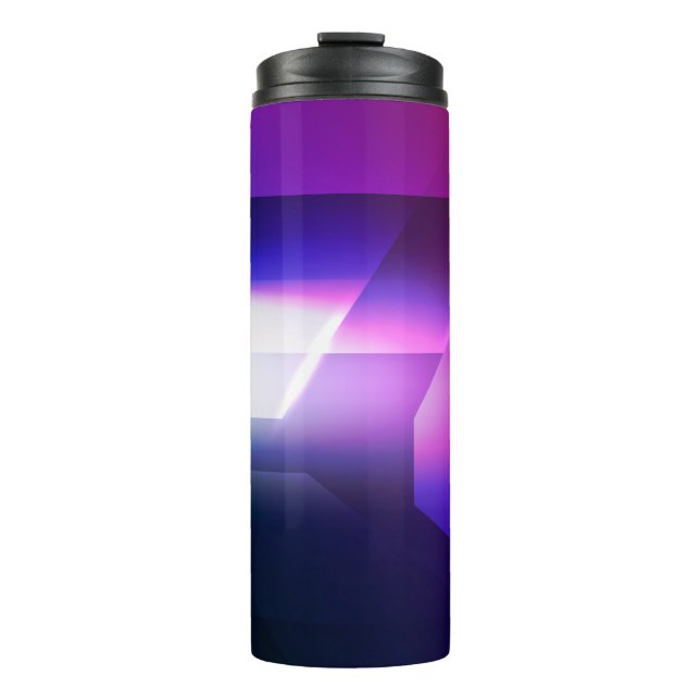 Abstract Hexagonal shape backgroundabstract, art,  Thermal Tumbler (Front)