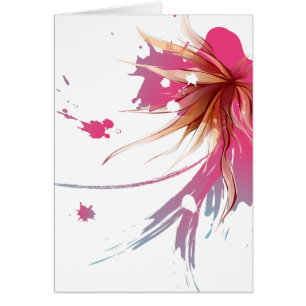 Abstract Hibiscus Flower