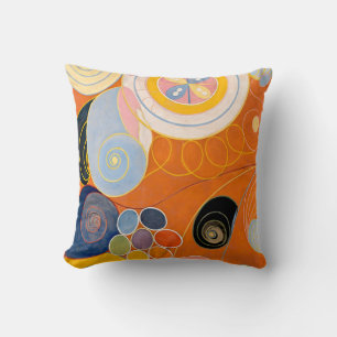 abstract hilma af Klint The ten Largest no.5 - you Cushion