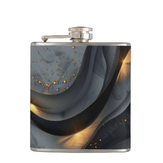 Abstract Hip Flask
