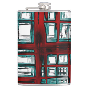 Abstract Hip Flask