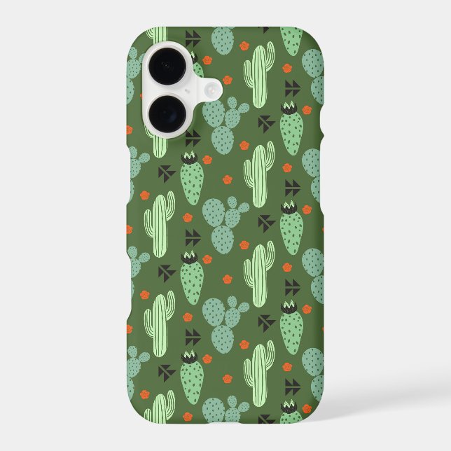 Abstract Hipster Cactus  Desert Pattern (Back)