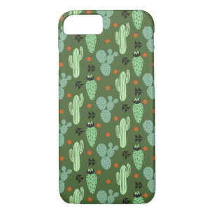 Abstract Hipster Cactus  Desert Pattern iPhone 8/7 Case