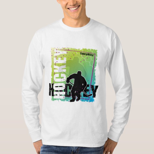 Abstract Hockey (male) T-Shirt (Front)