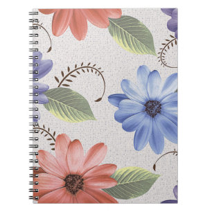 abstract home decorative flower oil paint wall til notebook