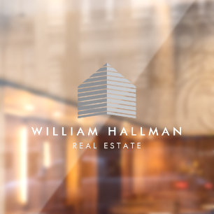 Abstract Home Logo Grey/White