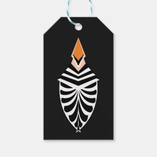 Abstract Hoopoe Bird Illustration Gift Tags