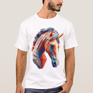 Abstract Horse Art A Colourful Twist on Wildlife I T-Shirt