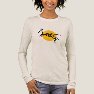 Abstract Horse Creature Brush Drawing Tri-Blend Shirt