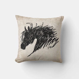 Abstract Horse Head art Cushion