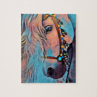 Abstract Horse Jigsaw Puzzle