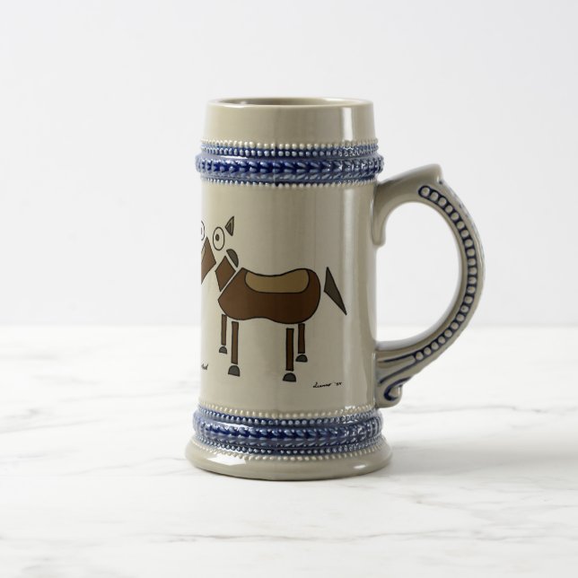 Abstract Horse Stein (Right)
