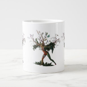 Abstract Human & Nature Fusion   Speciality Jumbo  Large Coffee Mug