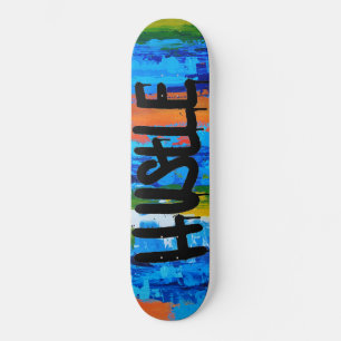 Abstract Hustle Skateboard