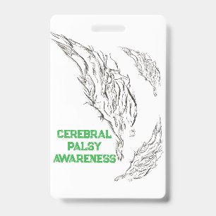 abstract ID badge