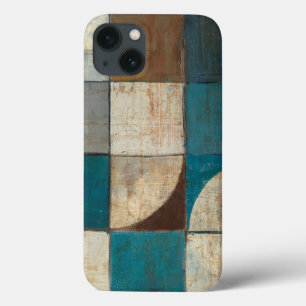 Abstract in Blue and Brown iPhone 13 Case