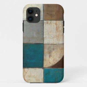 Abstract in Blue and Brown Case-Mate iPhone Case