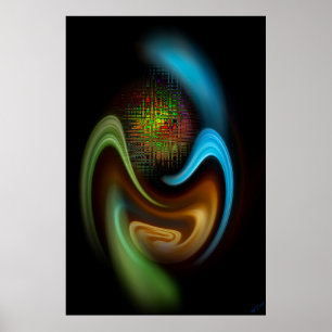 Abstract in perfection poster