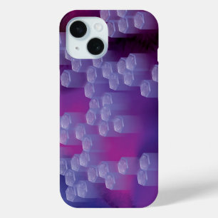 Abstract in Purples iPhone 15 Case