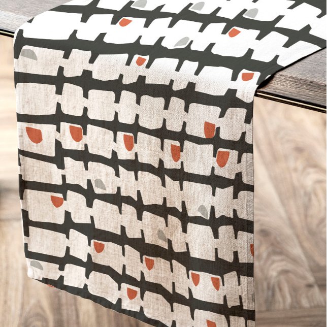 Abstract in red and black tablecloth (Creator Uploaded)