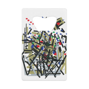 Abstract in Tape & Letterforms 1