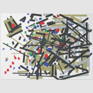 Abstract in Tape & Letterforms 1 Tissue Paper