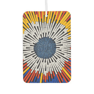 Abstract in Tape—Starburst Car Air Freshener