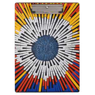 Abstract in Tape—Starburst Clipboard