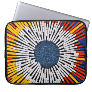 Abstract in Tape—Starburst Laptop Sleeve