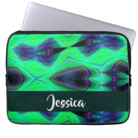 Abstract infinity green pattern