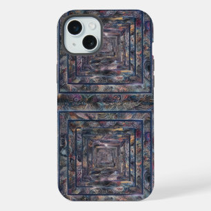 Abstract Infinity Pattern iPhone 15 Plus Case