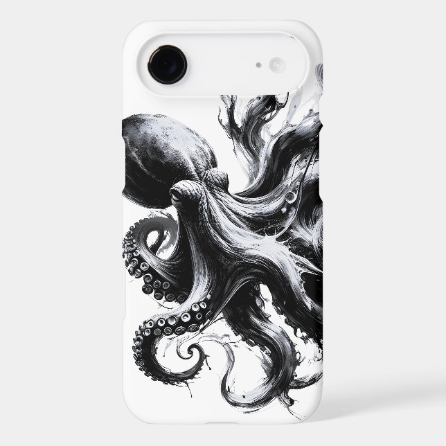 Abstract Ink Fluid Octopus Kraken (Back)