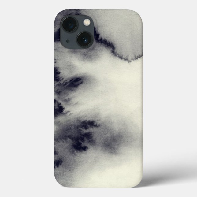 Abstract ink painting on grunge paper texture. Case-Mate iPhone case (Back)