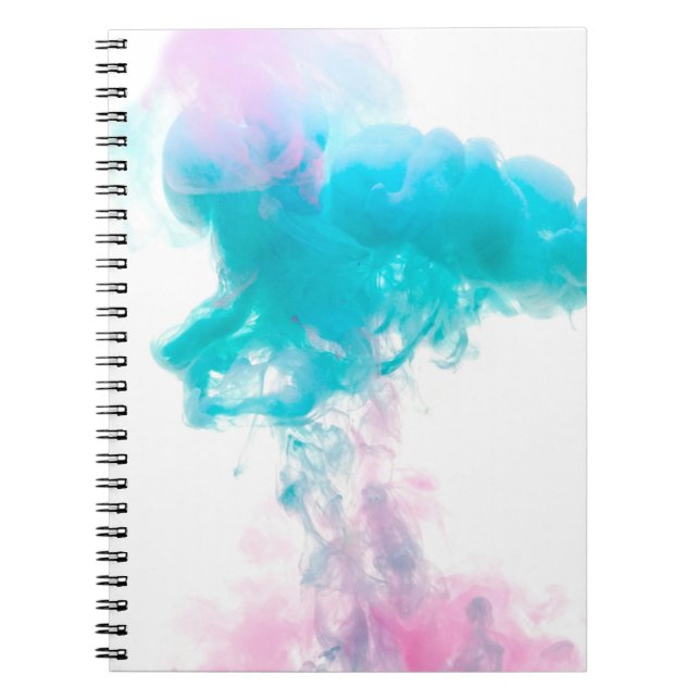 Abstract ink water colours notebook (Front)