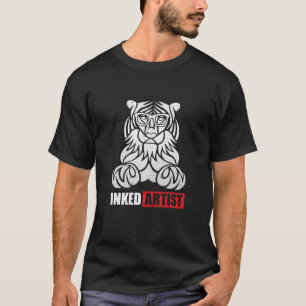 Abstract Inked Artist Tattoo Artwork T-Shirt