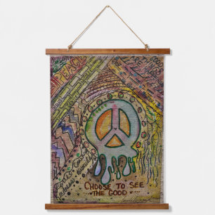 Abstract Inner Peace Hanging Tapestry