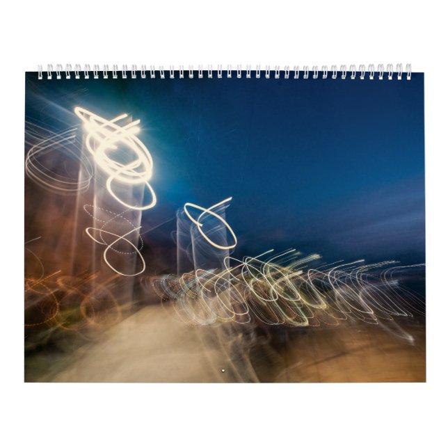 Abstract Intentional Camera Movement Night Light T Calendar (Cover)