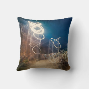 Abstract Intentional Camera Movement Night Light T Cushion