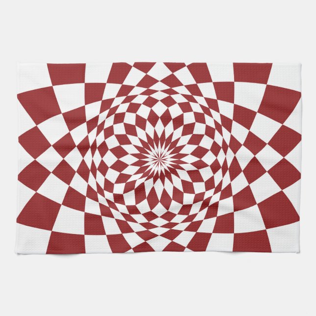 Abstract Interior Design Tea Towel (Horizontal)
