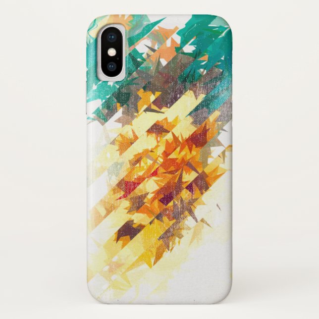 Abstract Iphone XS Back Cover (Back)