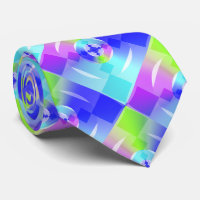 Abstract Iridescent Rainbow Gradient Fractal Art