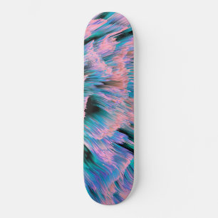 Abstract Iridescent Skateboard Deck