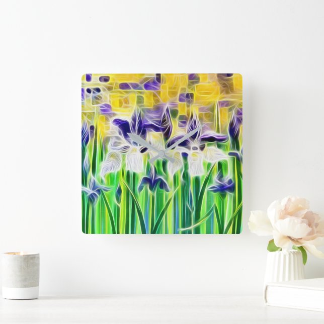 Abstract Iris Clock (Home)