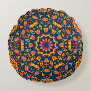 Abstract islamic pattern, arabian style. Seamless  Round Cushion