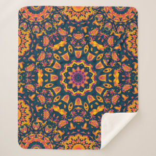 Abstract islamic pattern, arabian style. Seamless  Sherpa Blanket